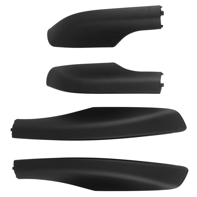 Set 4 Vỏ Bọc Bảo Vệ Giá Đỡ Hành Lý Gắn Nóc Xe Hơi Toyota Fortuner 2004-2014 Bằng ABS Màu Đen