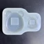 OXXGGKAO Hình Học Dễ Thương Trang Trí Nhựa Đúc Khuôn Silicon Người Phụ Nữ Móc Khóa Trang Trí Mặt Dây Chuyền Cát Nhanh Khuôn Cho DIY