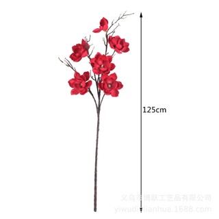 Hoa giả hoa mộc lan giả size đại cao cấp chất liệu xốp cao cấp 6 bông hoa trang trí hoa decor