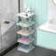 Kệ để giầy dép 5 tầng chữ X có thể tháo rời, gấp gọn