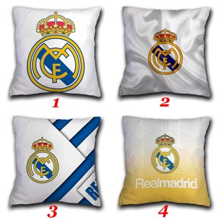 Logo Real Madrid Vỏ Gối World Cup Câu Lạc Bộ Bóng Đá Vỏ Gối Một Mặt In Hình Chữ Nhật Polyester Vỏ Gối Phòng Ngủ Sofa Trang Trí Nhà Gối (Không Có Lõi Gối)