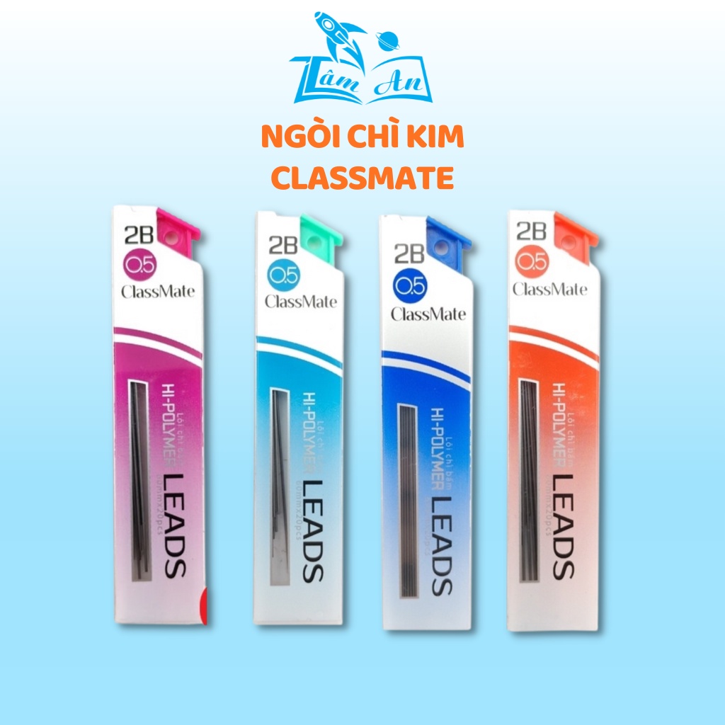 Ảnh Ruột chì kim CLASSMATE 2B ngòi 0.5/0.7mm cao cấp cấu trúc tổ ong siêu cứng nét viết trơn mượt 1