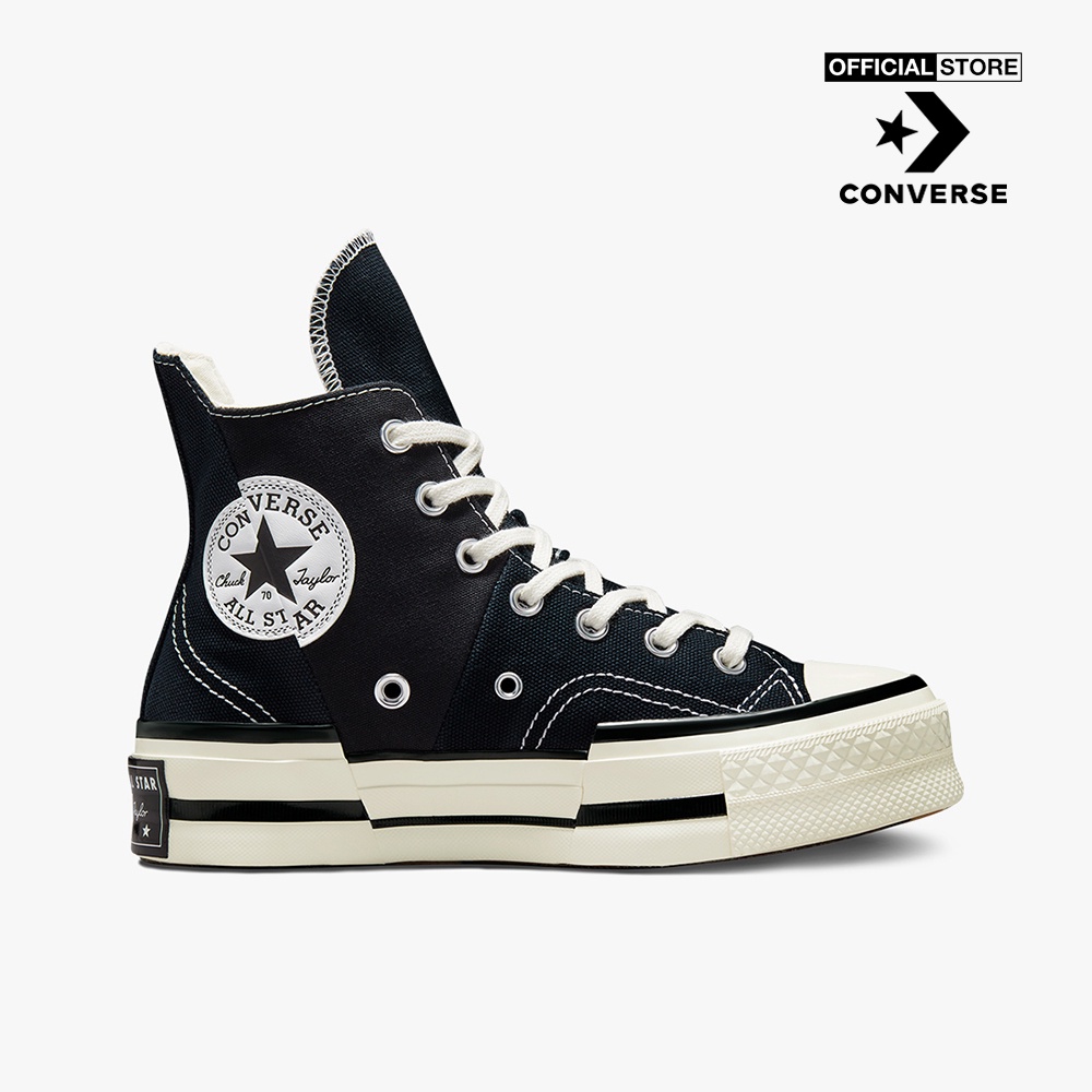 Giày sneakers Converse cổ cao unisex Chuck Taylor All Star 1970s Plus A00916C-0050 BLACK
