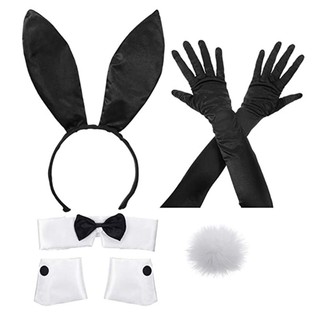 De Bunny Cosplay Đuôi Nơ Thỏ Đầu Trang Phục Phục Thỏ Phục Sinh Bộ Trang Phục