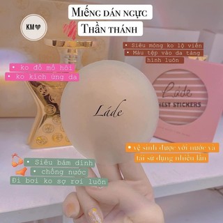 Cặp dán ngực Lade tàng hình siêu dính, Miếng dán ngực phiên bản mới vỏ cam.