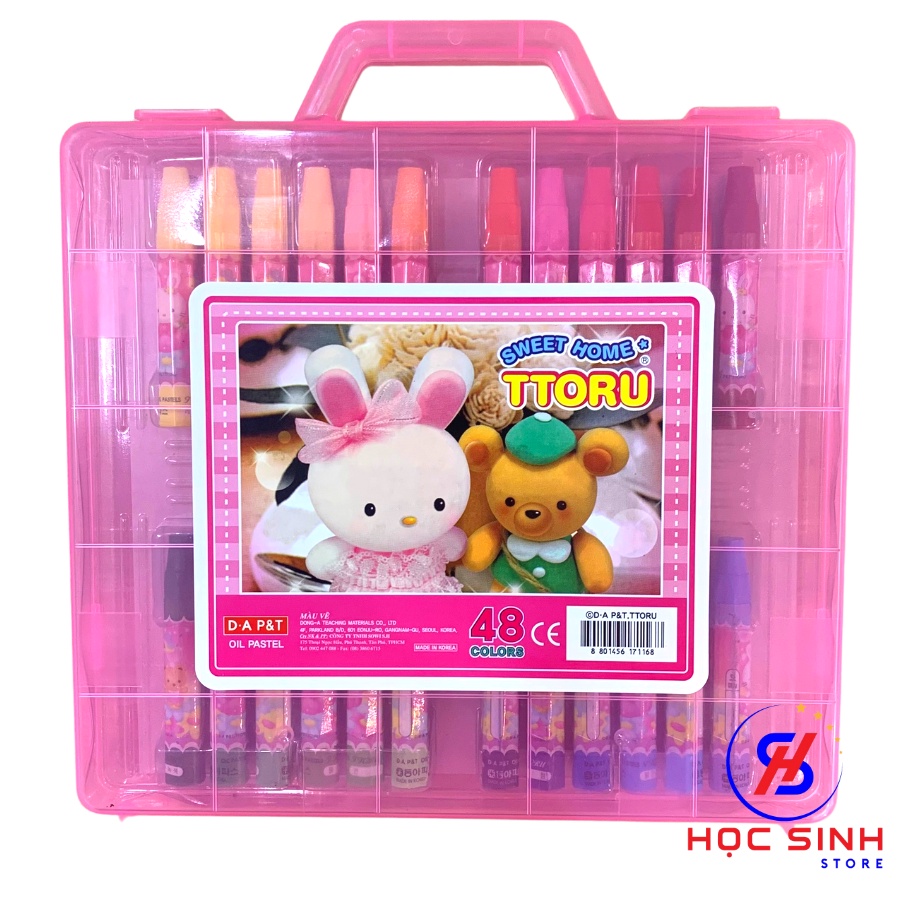 Hộp 48 Cây Bút Sáp Dầu TTORU 48 màu D.A P&T Hàn Quốc - Học Sinh Store ...