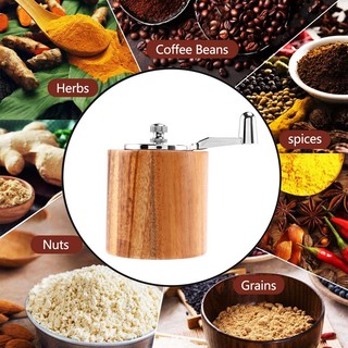 Máy xay tiêu, Máy xay tiêu gỗ quay tay có tay cầm cổ điển và cánh quạt gốm có thể điều chỉnh