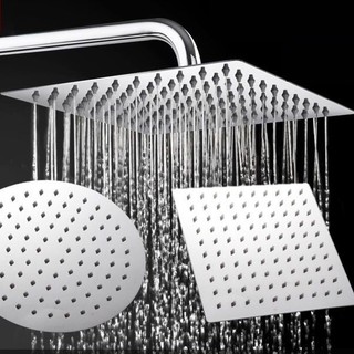 Vòi Hoa Sen Tắm Một Đầu Tròn Lớn Dạng Nhấn Tiện Dụng