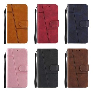 Dành Cho iPhone 6 6s 7 8 Plus X Xs XR Se2 11 Pro Max SE3 Da Folio Cổ Điển Ví Đứng Đựng Thẻ Flip Case