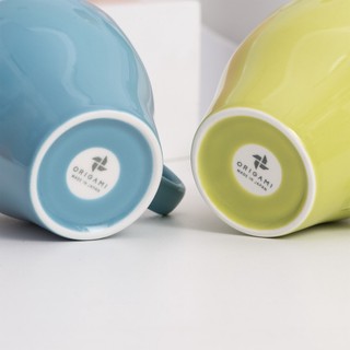 [ORIGAMI JAPAN] Volcano Ly sứ Origami Latte Cup 250ml uống trà cà phê