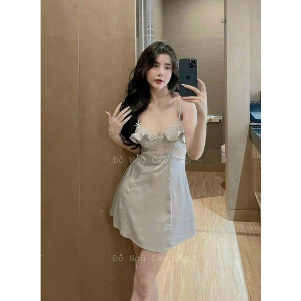 Váy ngủ sexy 2 dây gợi cảm quyến rũ, hàng nhập QC cao cấp VNS096