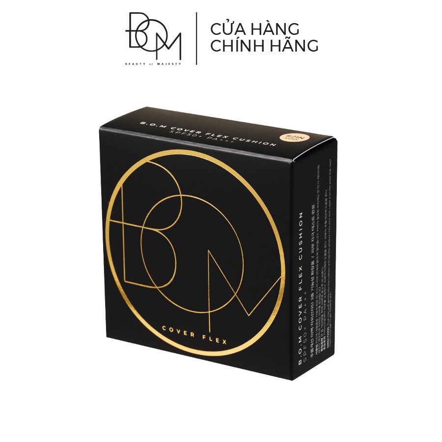 Ảnh Phấn nước che khuyết điểm BOM Cover Flex Cushion SPF 50+ PA+++ 15g 2