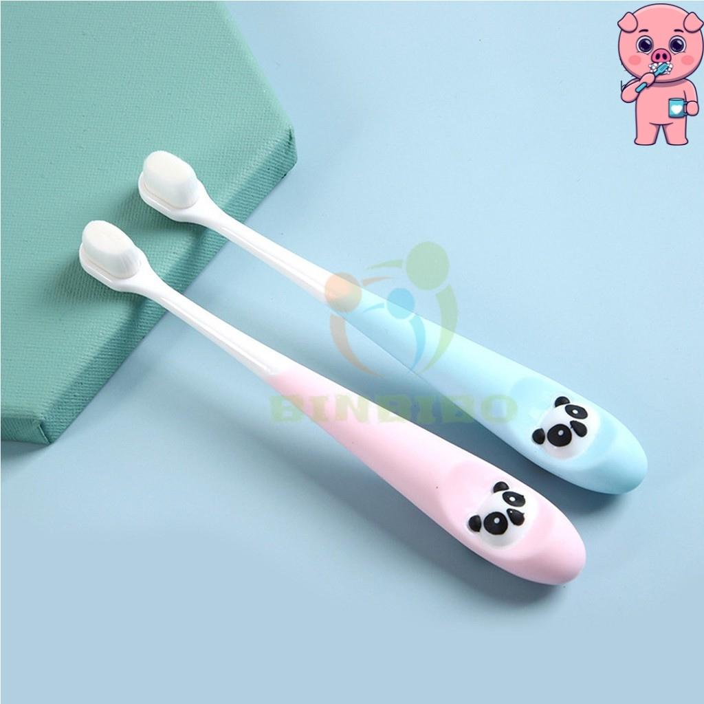 Bàn chải đánh răng cho bé với hàng vạn sợi lông siêu mềm - Binbibo