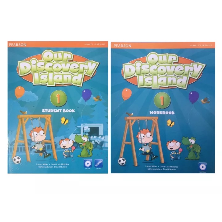 Sách- (Trọn bộ 2 cuốn) Our Discovery island 1 (Student Book + Workbook ...