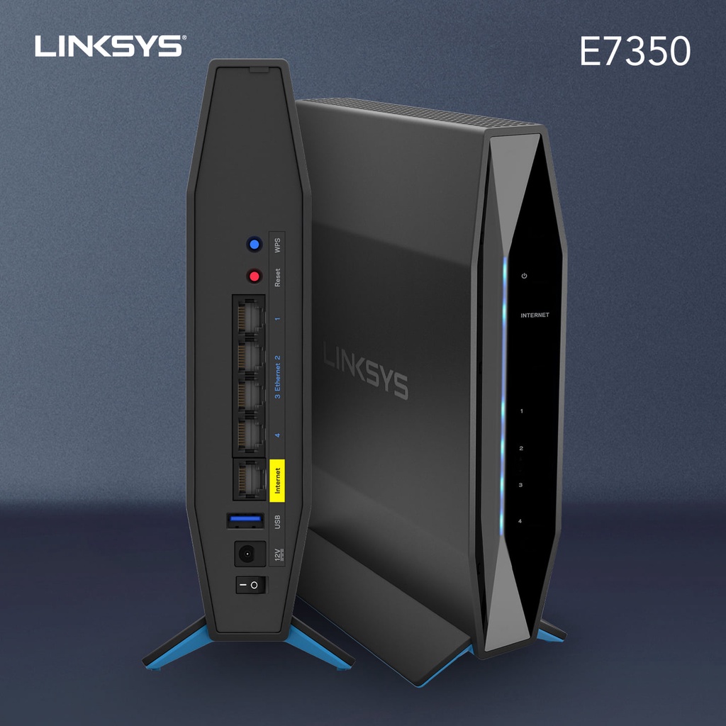 Router WiFi 6 Dual-Band AX1800 LINKSYS E7350, hỗ trợ EasyMesh | Shopee ...