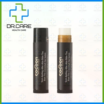 [CHÍNH HÃNG] Son dưỡng môi dạng thỏi dầu dừa Bến Tre Cocoon giảm khô, nứt nẻ, dưỡng ẩm môi, son lót [lip stick, co coon]