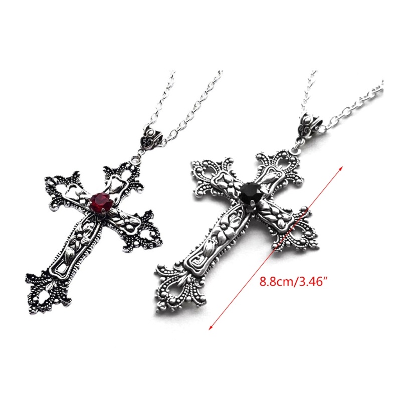 Mặt Dây Chuyền IOR Big Cross Phong Cách Goth Vintage Cho Nữ