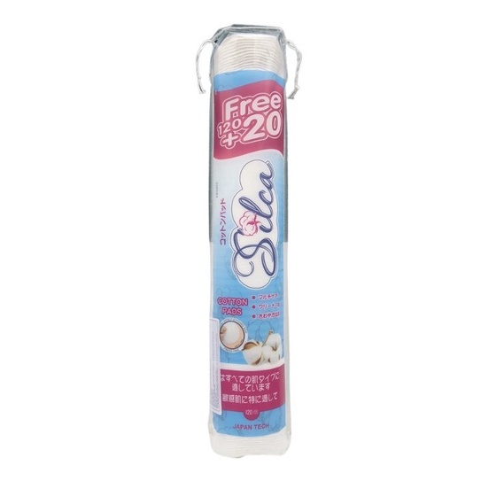 Ảnh Bông Tẩy Trang 2 lớp 100% Bông Tự Nhiên Silca 140 Miếng 3
