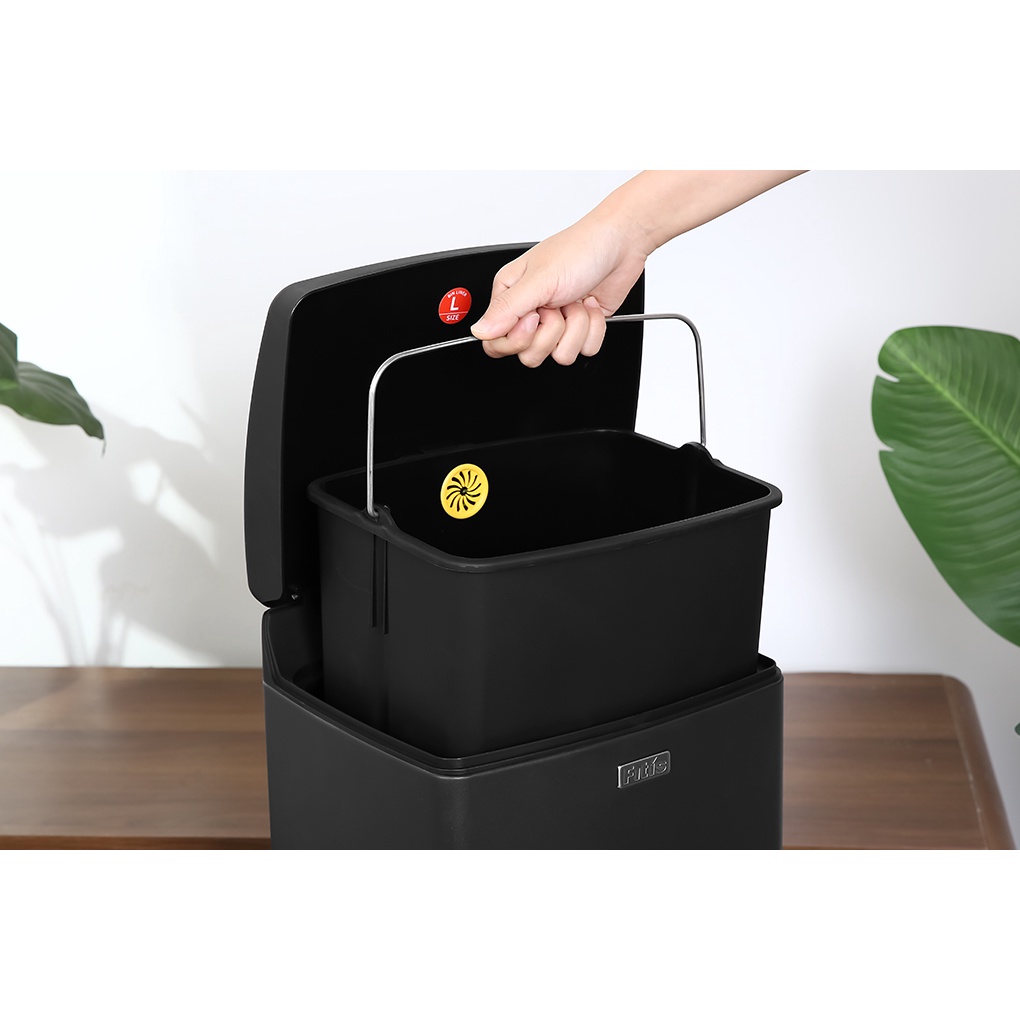 [HỎA TỐC] Thùng rác inox Chính Hãng FITIS Cỡ Nhỏ Và Lớn 15L 22L 30L 40L | BigBuy360 - bigbuy360.vn