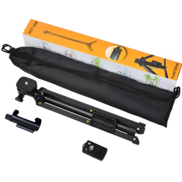 Gậy Chụp Ảnh Yunteng VCT 1688 - Tripod 3 Chân Đa Năng với Remote Điều Khiển Từ Xa