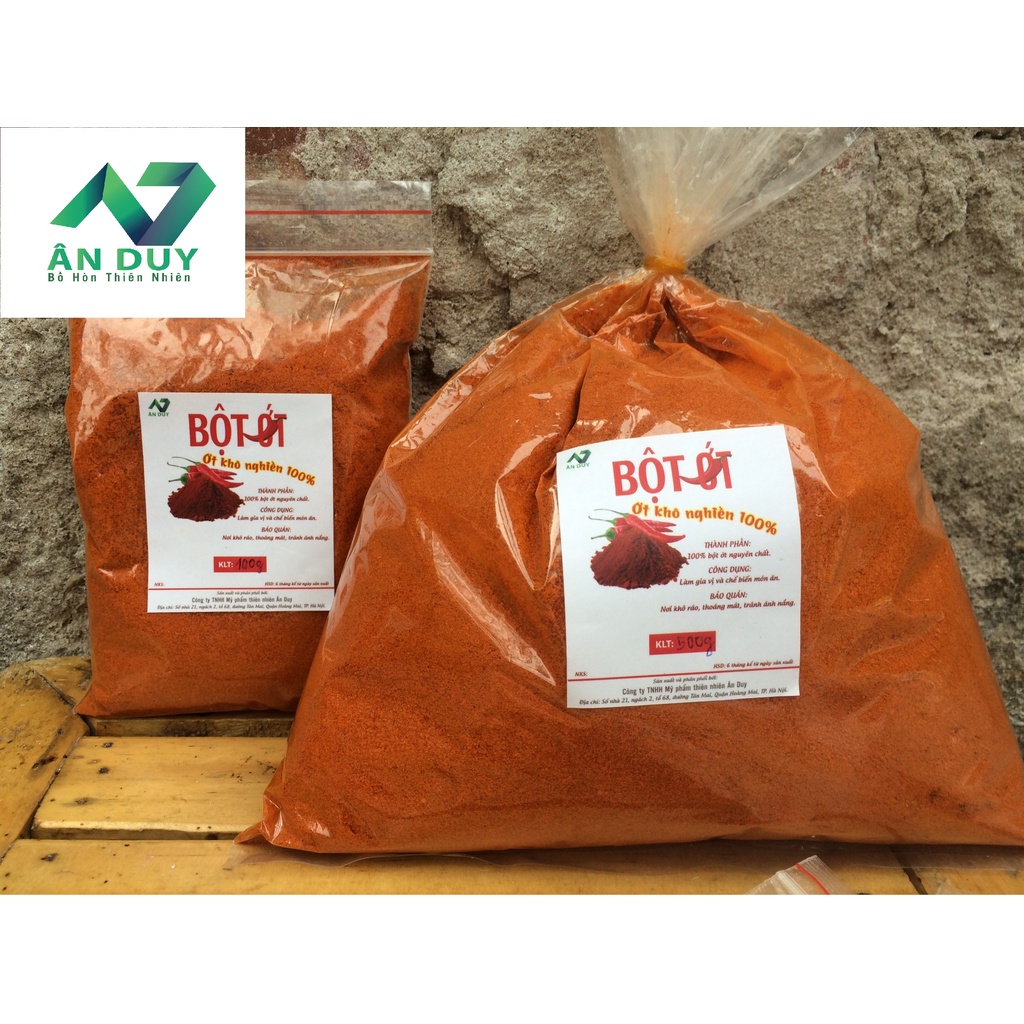 Bột ớt siêu cay vụ mới 1000g