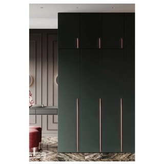 Tay Nắm Cửa Mở Rộng Ánh Sáng Sang Trọng Hoa Hồng Vàng Tủ Quần Áo Tay Nắm Cửa Hiện Đại Đơn Giản Đơn Giản Tay Cầm Vàng Phong Cách Bắc Âu