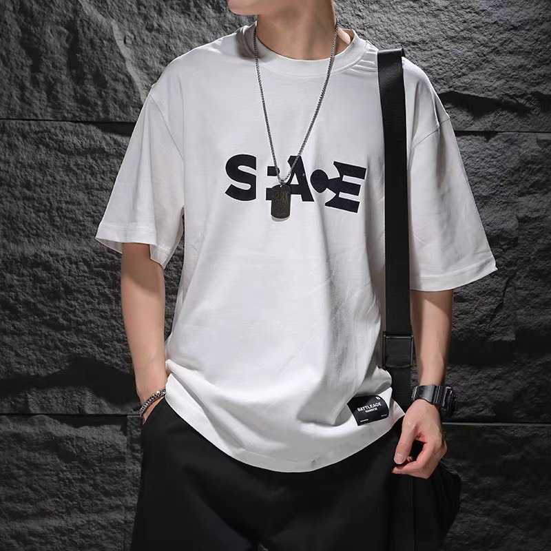 Áo thun Stee SPACE in White CVC - Giá sỉ Unisex
