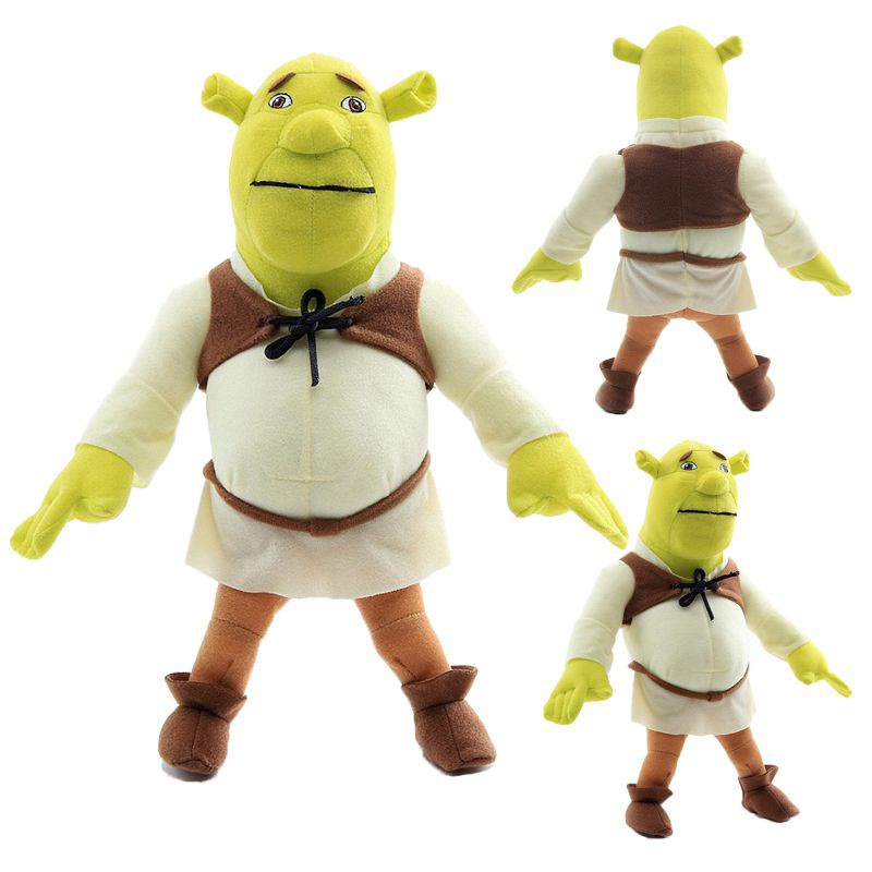 32cm Lớn Shrek Sang Trọng Búp Bê Đồ Chơi Nhồi Bông Shrek Ogre Gối Mềm Đồ Chơi Trẻ Em