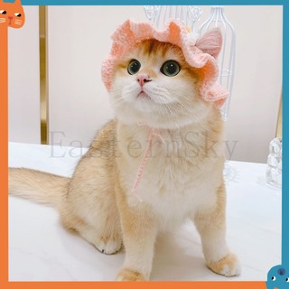 Mũ đội đầu thú cưng Handmade dễ thương cho mèo/chó, kiểu nón chéo