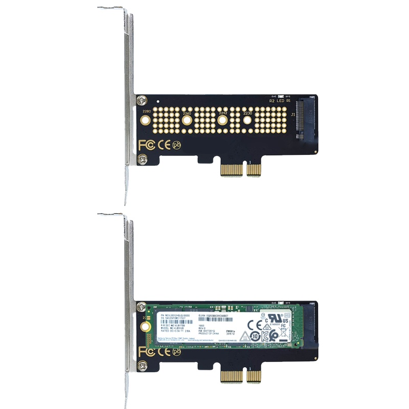 Bộ chuyển đổi R * PCIE sang M2 cho M 2 NVME SSD sang PCIE3 0 X16 Riser ...
