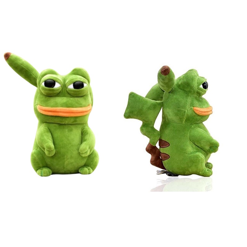 Pokemon dễ thương Pikachu Pepe Ếch buồn Kawaii Búp bê sang trọng Đồ trang trí động vật nhồi bông