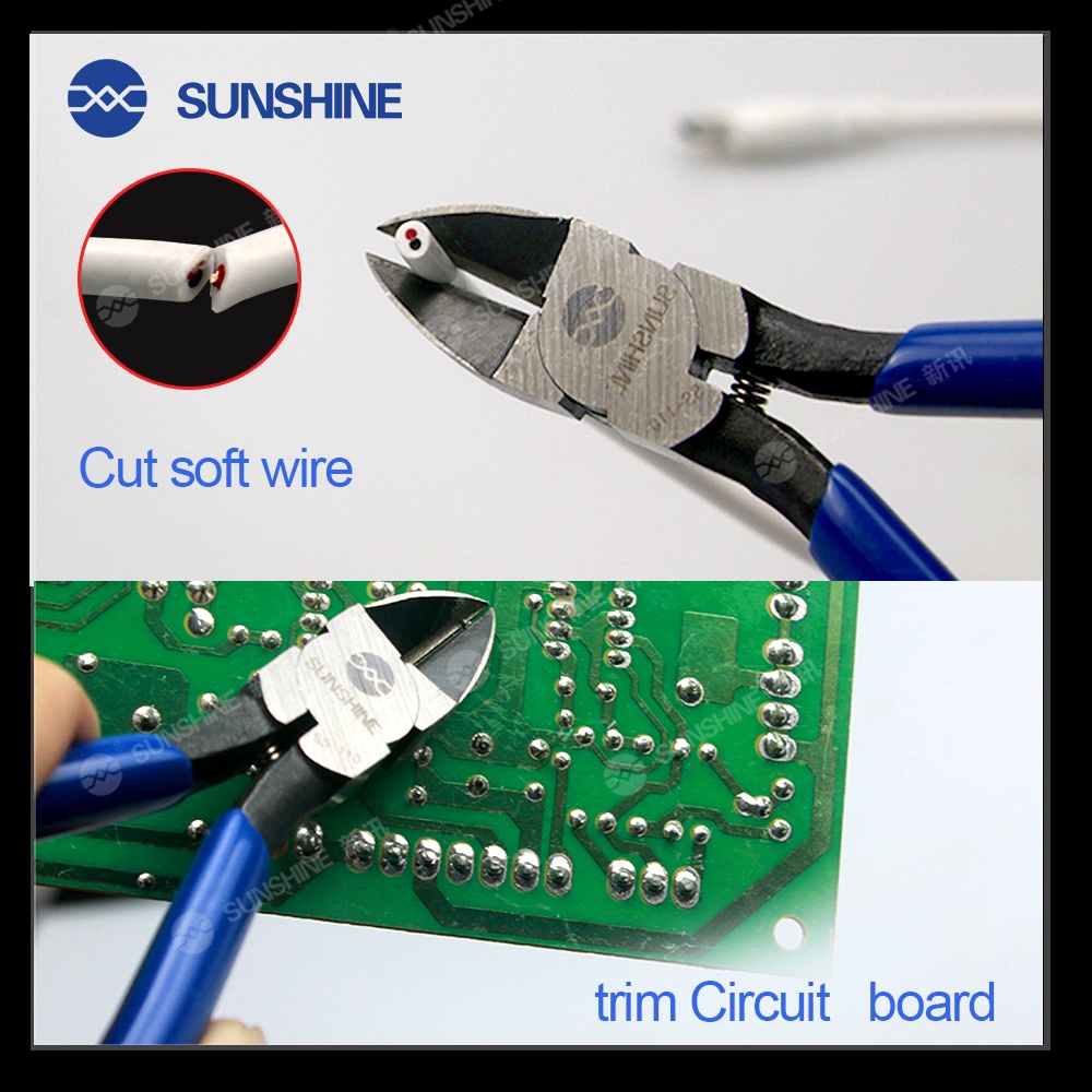 Kìm cắt linh kiện điện tử SUNSHINE SS-110 chuyên dụng