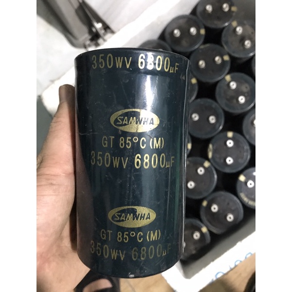 Tụ lọc nguồn SAMWHA 350WV 6800uf hàng tháo máy | Shopee Việt Nam