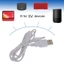 Dây nguồn USB sang DC 5V Cáp DC 4 0x1 7mm phổ thông cho bộ định tuyến Loa quạt Mini