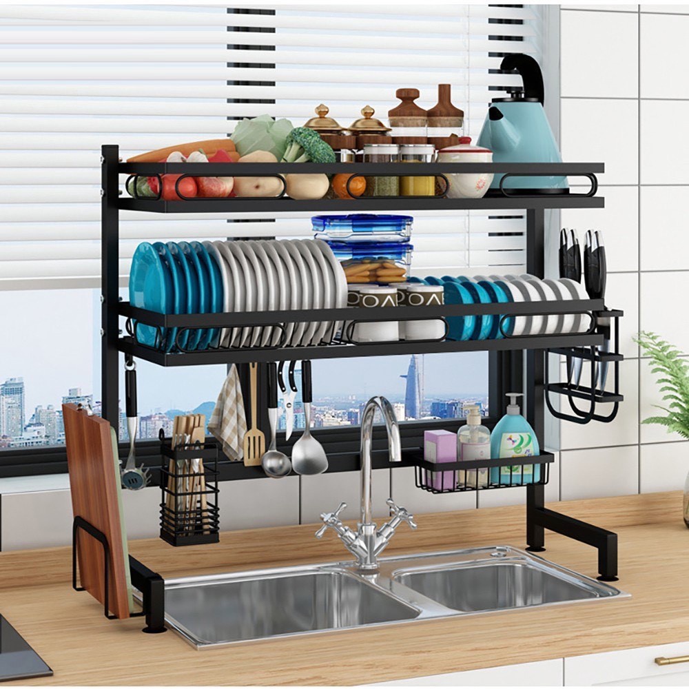 Kệ chén bát thông minh 65 cm, 85 cm, 95cm - Thiết kế tinh tế - Chất liệu dày dặn - Tải trọng lớn - Giao hàng nhanh