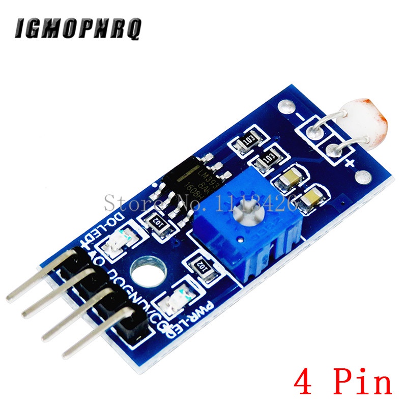 Mô Đun Cảm Biến Ánh Sáng Quang Học LM393 3pin 4pin Cho arduino DIY ...