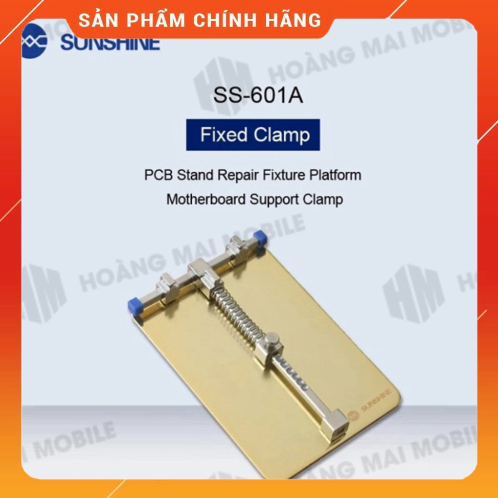 Kẹp giữ main SUNSHINE SS-601A cố định bo mạch tháo gỡ, vệ sinh keo, hàn chip CPU, IC