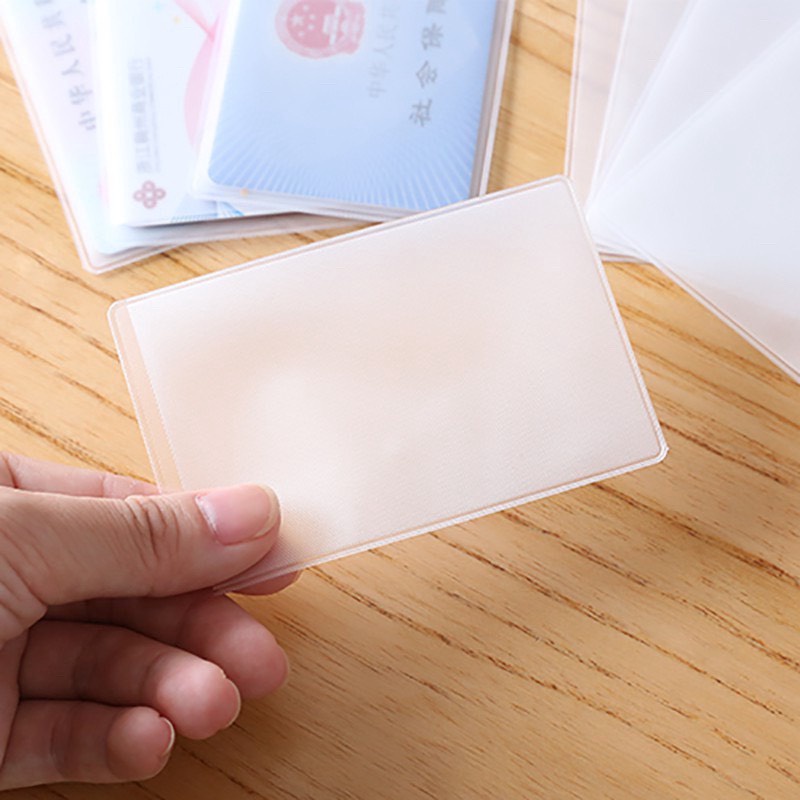 [COMBO 20]Bọc Chống Xước Chip CCCD, Bảo Vệ Chống Trầy CMND ATM, Ví Thẻ Trong Suốt Chống Trầy Có Nắp Bảo Vệ Thẻ