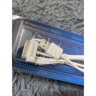 Dây sạc Pisen chính hãng dùng cho ipad 2, ipad 3 và iphone 4.