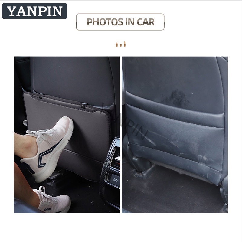 For Porsche Đệm Lót Ghế Ngồi Xe Hơi Chống Đá Tiện Dụng Cho Panamera Macan Cayenne Taycan 917 718 911