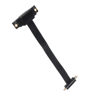 Dây Cáp Thẻ Mở Rộng 90 Độ PCIe 36pin x1 8G / bps Tốc Độ Cao 1x