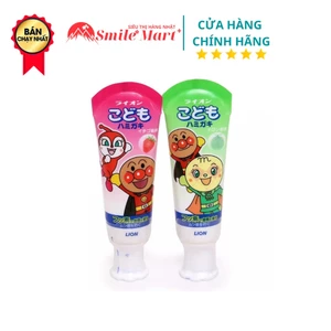 Kem đánh răng trẻ em LION 40g vị dâu