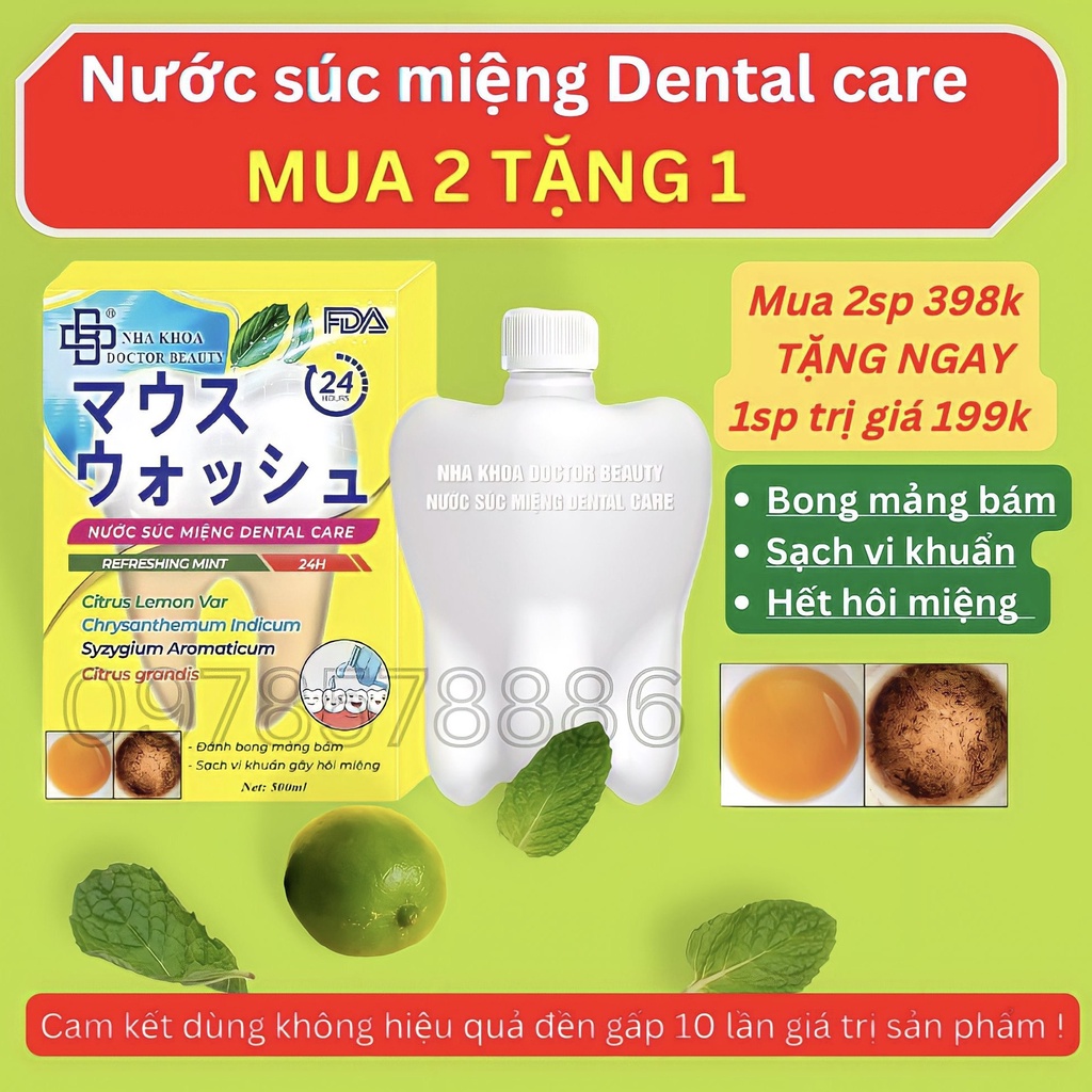 Ưu và nhược điểm của nước súc miệng Dental Care