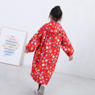 Áo mưa BÍT trẻ nhỏ có ống tay áo cho trẻ cao từ 105-145cm