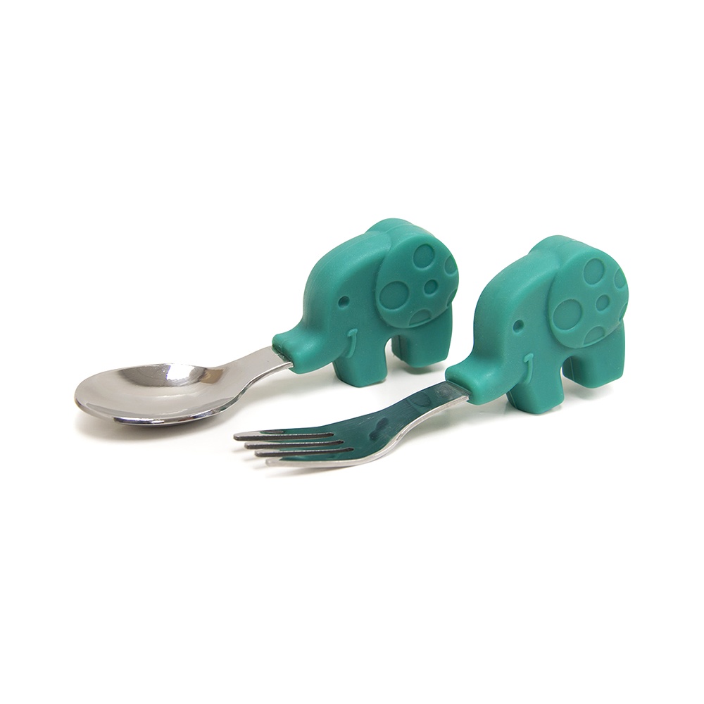 Ảnh Bộ thìa nĩa tập ăn cho bé Palm Grasp Marcus & Marcus, từ 18 tháng - Ollie 3