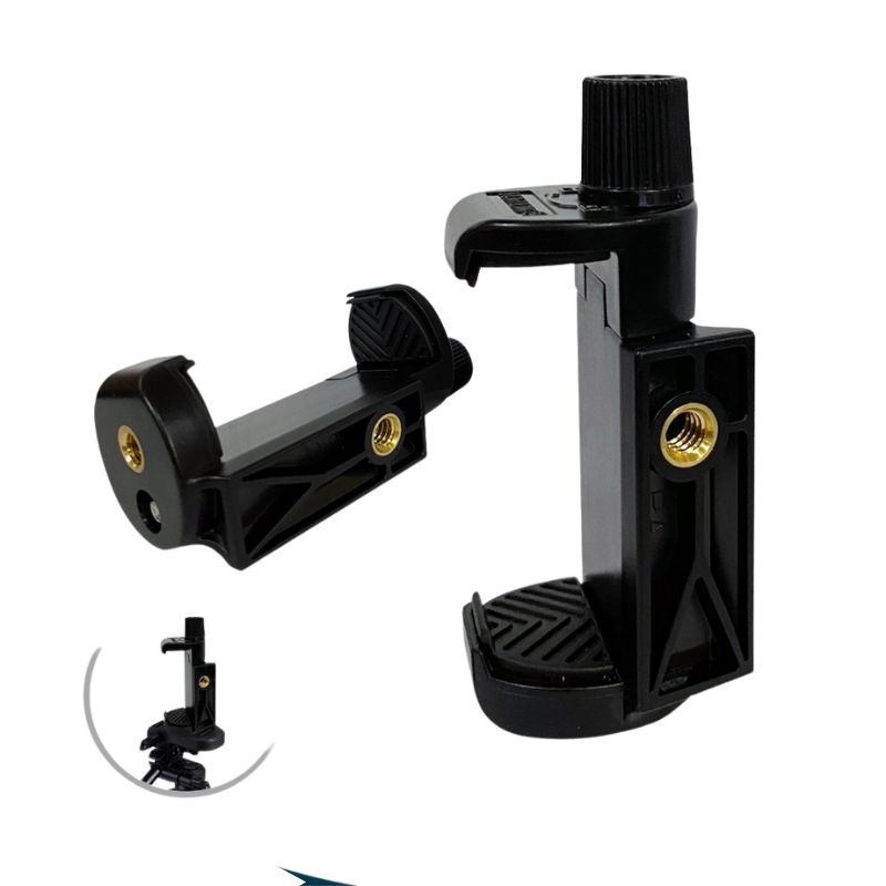 (MỚI) Đầu kẹp điện thoại YunTeng dùng cho gậy tự sướng, chân đế, tripod, cây livestream