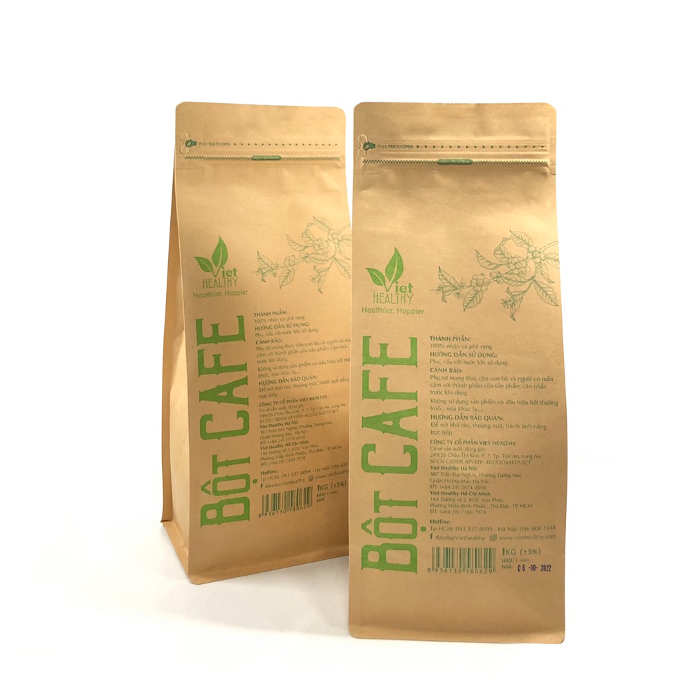 Bột Coffee Enema nguyên chất VietHealthy 1Kg Shopee Việt Nam