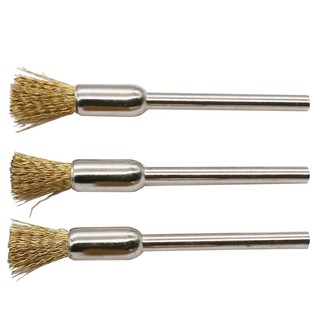 9 Chiếc 3 3 Mm / 2,35 Mm Shank Đồng Bánh Xe Bàn Chải Dây Bàn Chải Đánh Bóng Nhỏ Phụ Kiện Dụng Cụ Điện Cho Dremel Và Máy Khoan Điện Dụng Cụ Xoay