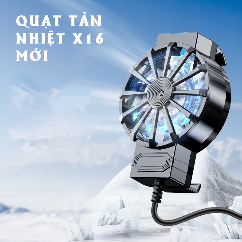 Quạt Tản Nhiệt Điện Thoại X16 Chơi Game Giá Rẻ