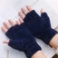 Găng Tay Len Hở Ngón Giữ Ấm Cho Nam Và Nữ